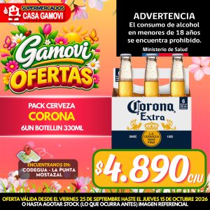 CERVEZA 330CC 4.5GL CORONA