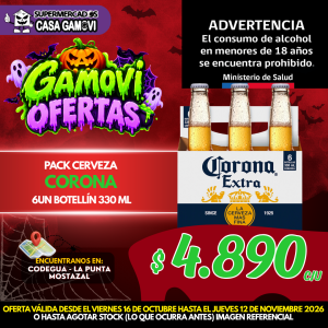 CERVEZA 330CC 4.5GL CORONA